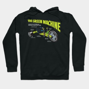 Green Machine - Big Wheel (Dark) Hoodie